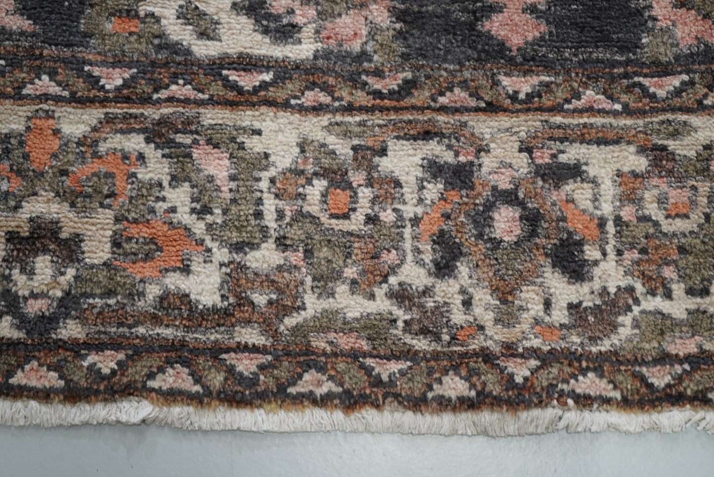 Handmade Vintage Oriental Rug 304 x 211 cm Large Wool Area Carpet