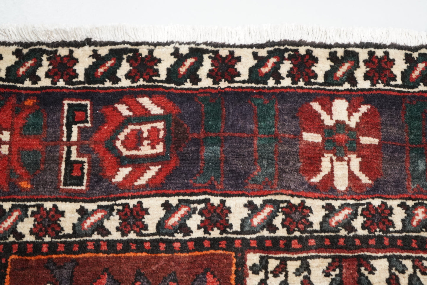 Handmade Vintage Oriental Garden Rug 288 x 204 cm Wool Carpet