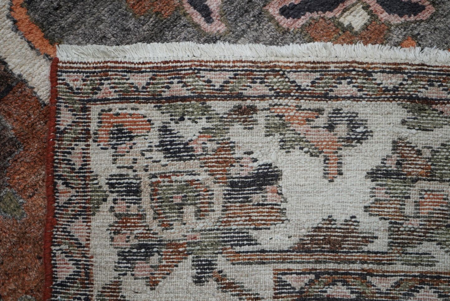 Handmade Vintage Oriental Rug 304 x 211 cm Large Wool Area Carpet