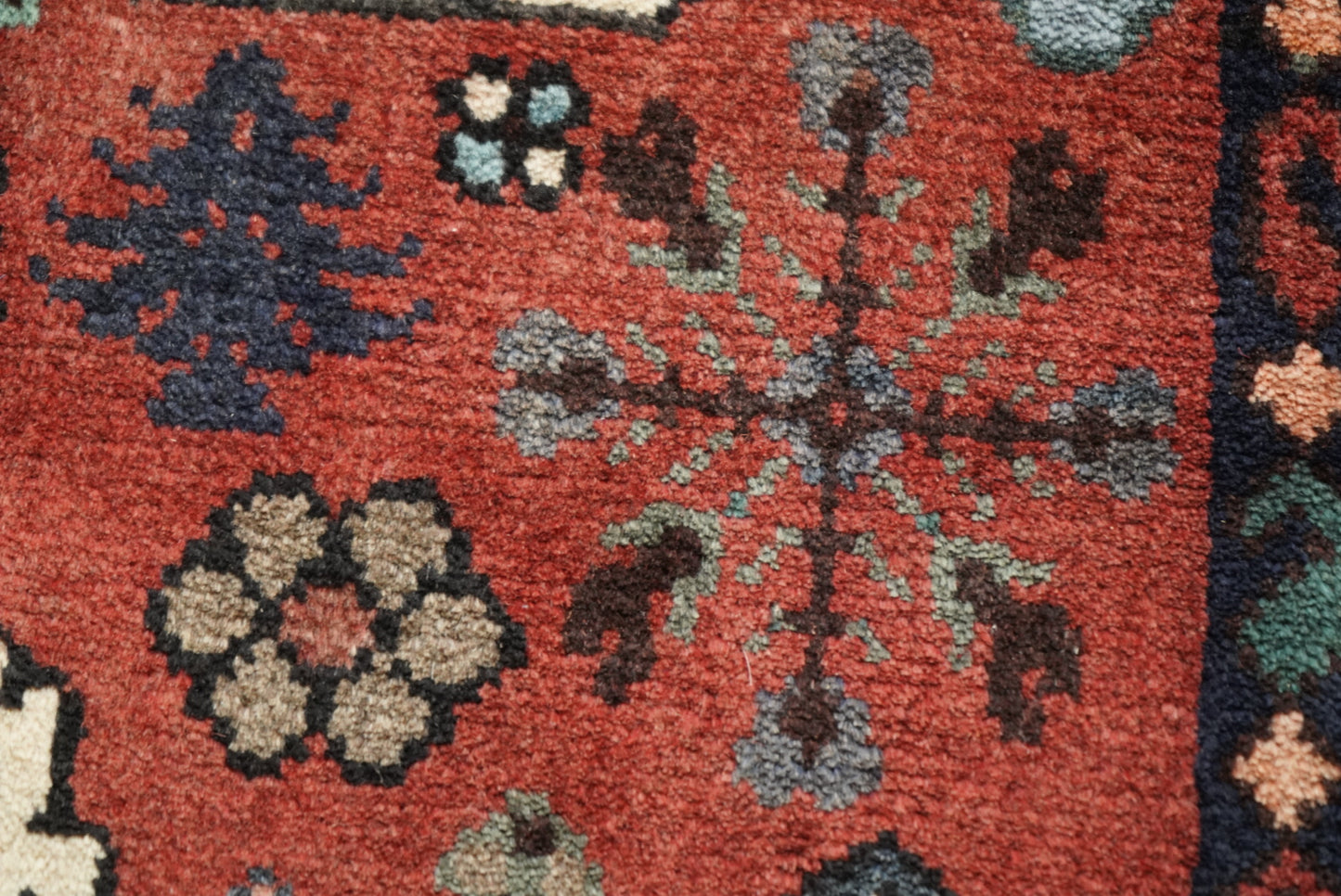 Handmade Vintage Tree of Life Runner Rug 290 x 107 cm Wool Carpet