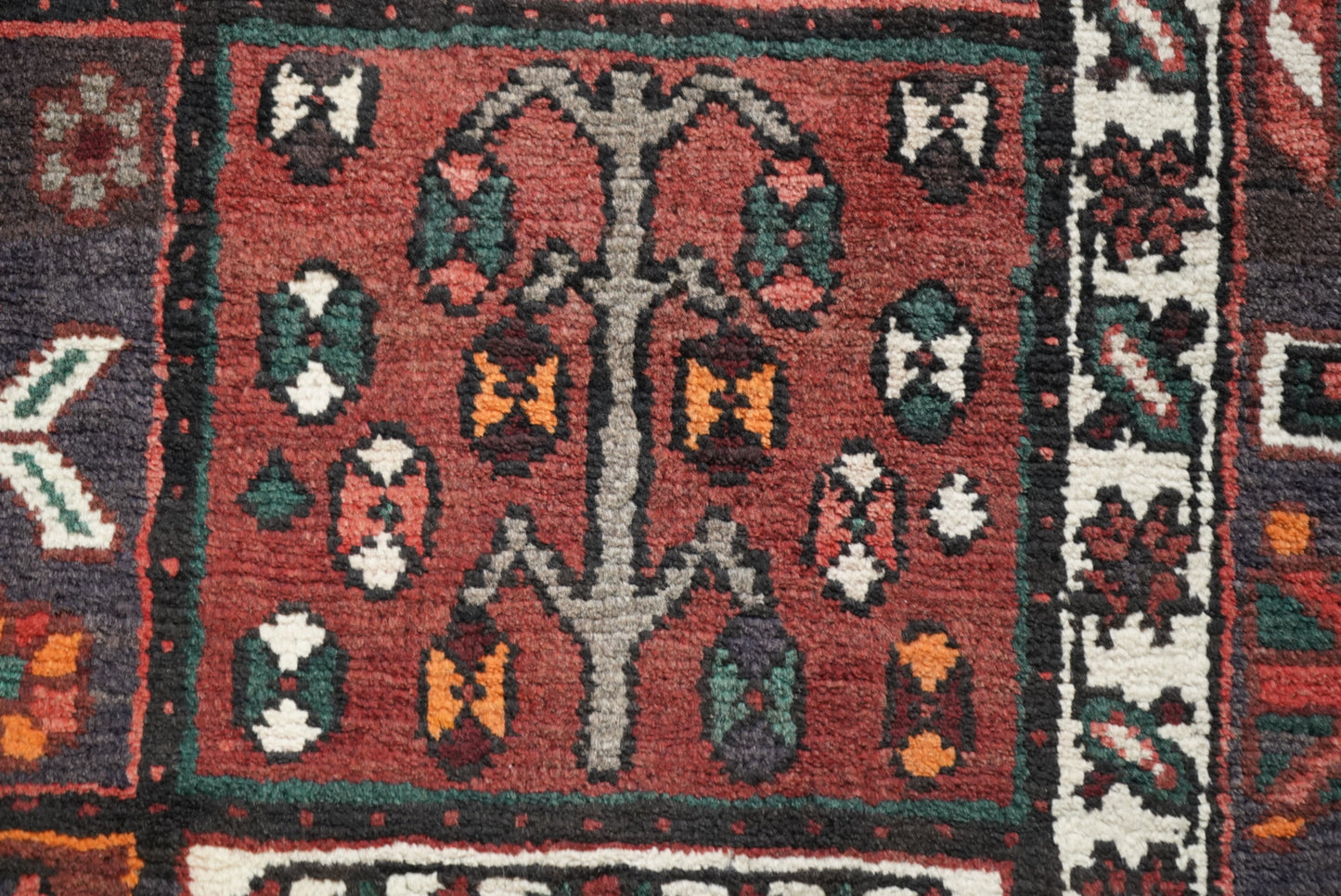 Handmade Vintage Oriental Garden Rug 288 x 204 cm Wool Carpet