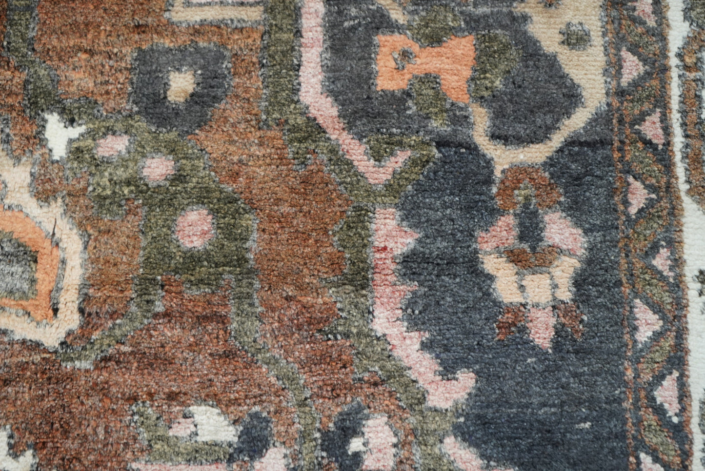 Handmade Vintage Oriental Rug 304 x 211 cm Large Wool Area Carpet