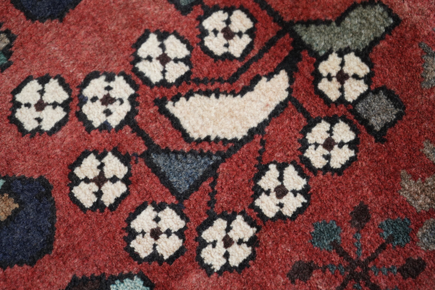 Handmade Vintage Tree of Life Runner Rug 290 x 107 cm Wool Carpet