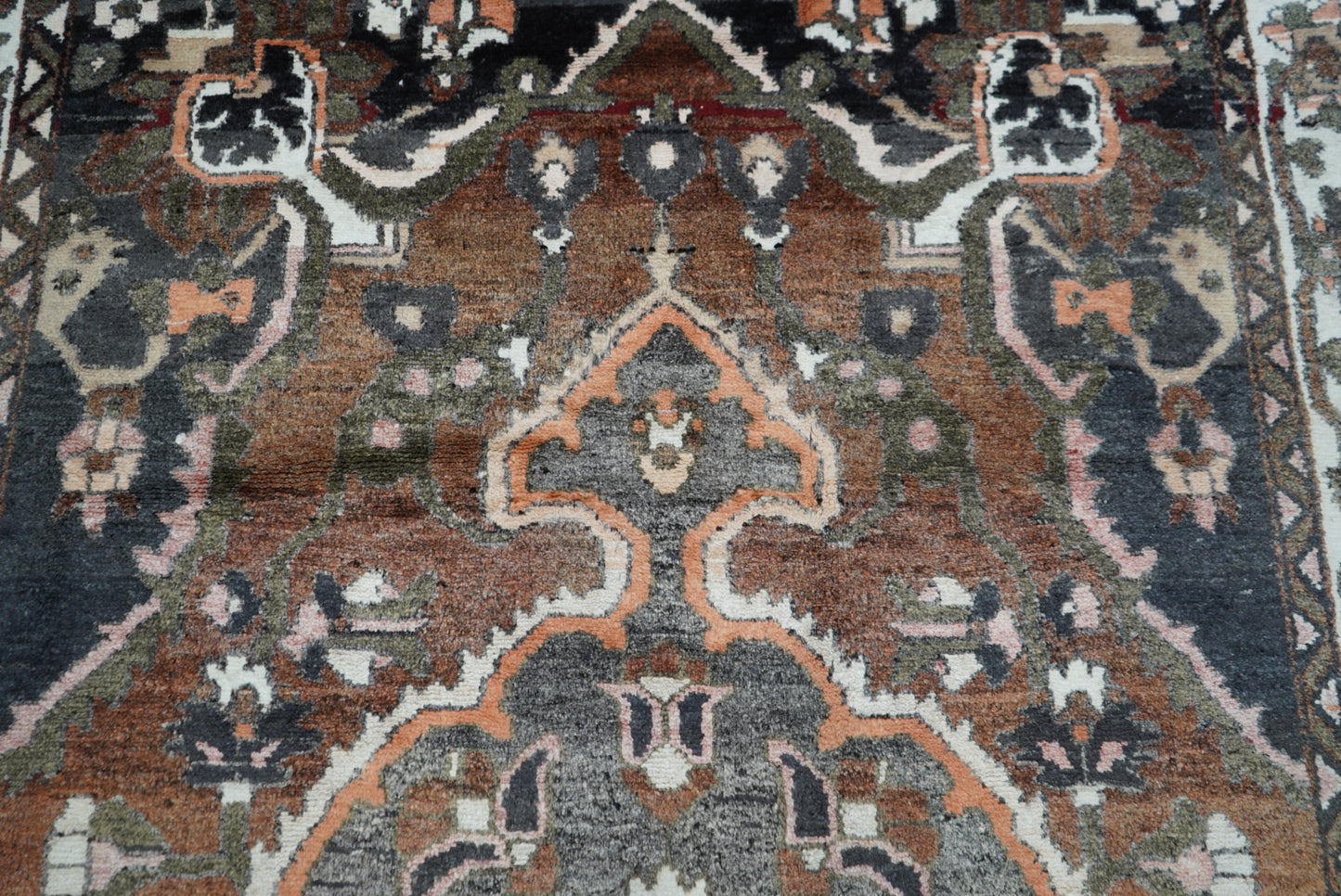 Handmade Vintage Oriental Rug 304 x 211 cm Large Wool Area Carpet