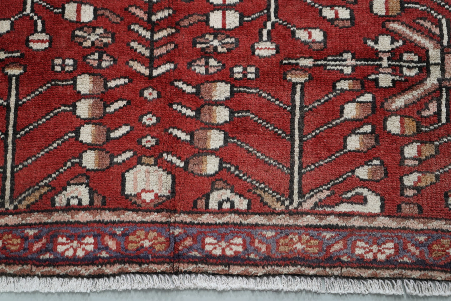Handmade Vintage Tree of Life Rug 200 x 132 cm Wool Carpet