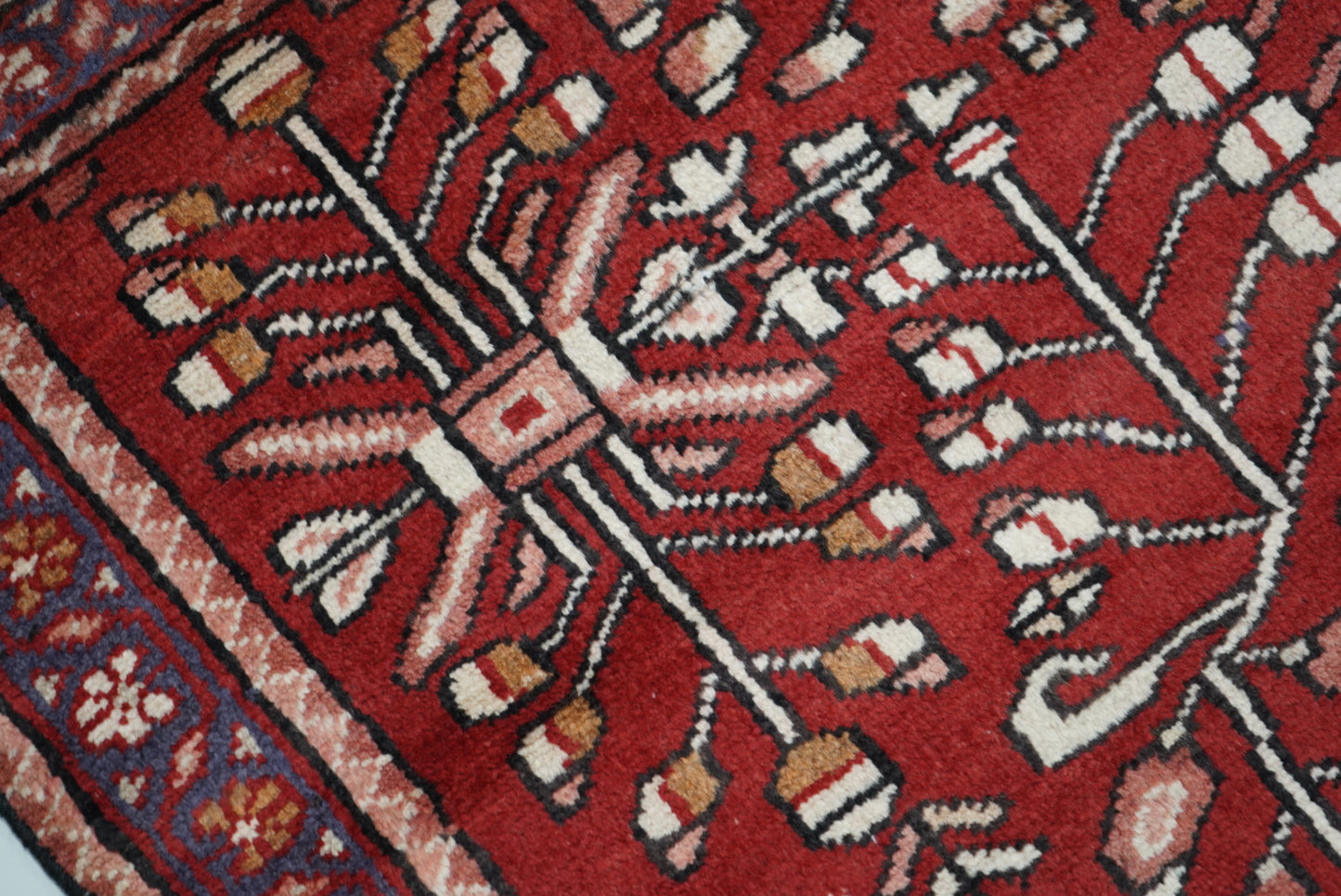 Handmade Vintage Tree of Life Rug 200 x 132 cm Wool Carpet