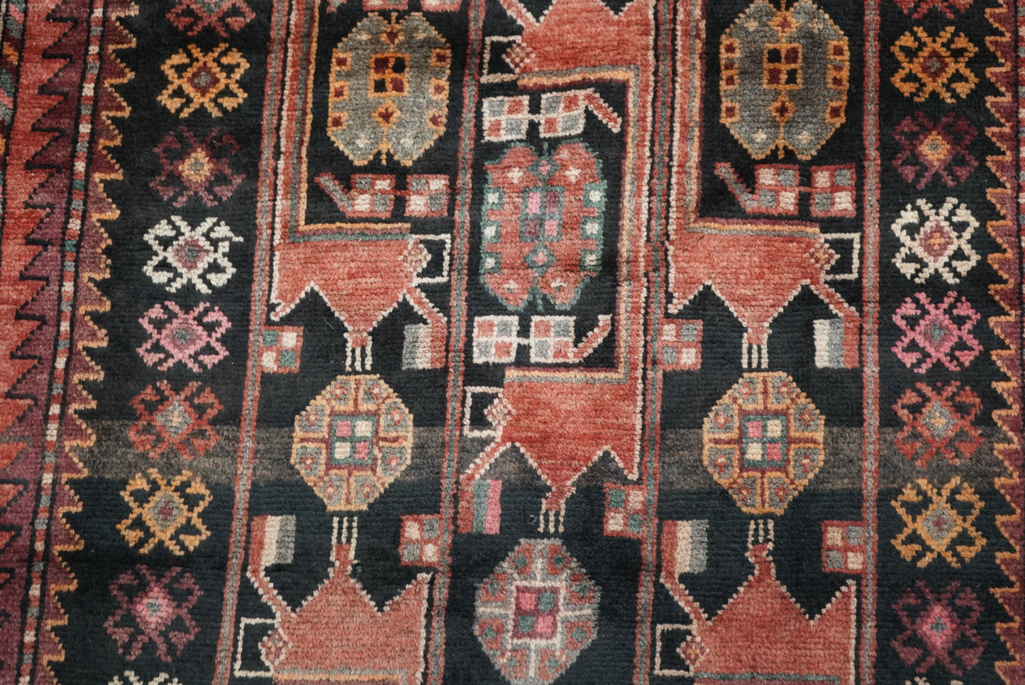Handmade Vintage Gallery Rug 298 x 149 cm Wool Carpet
