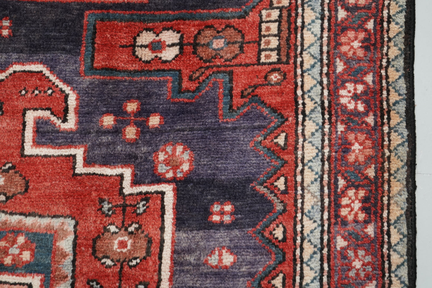 Vintage Handmade Mahabad Rug | 196 × 137 cm