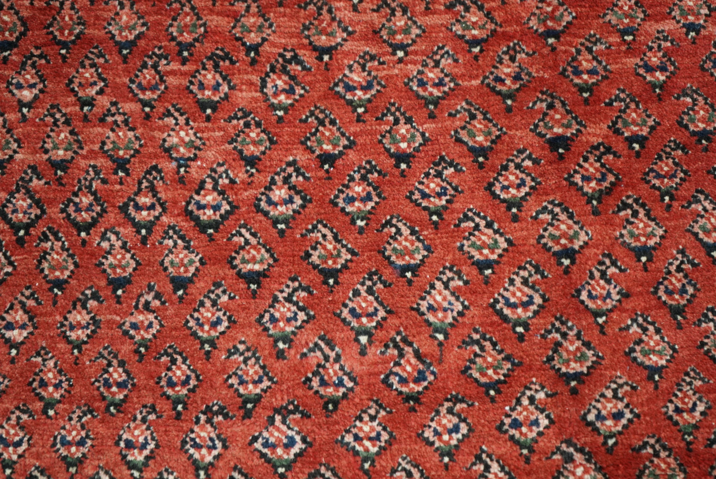 Vintage Persian Sarouk Red Wool Rug | Handmade | 322 x 218 cm