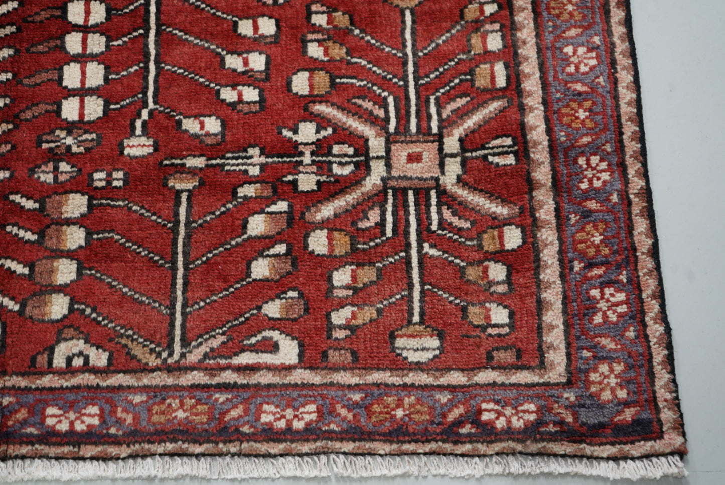 Handmade Vintage Tree of Life Rug 200 x 132 cm Wool Carpet