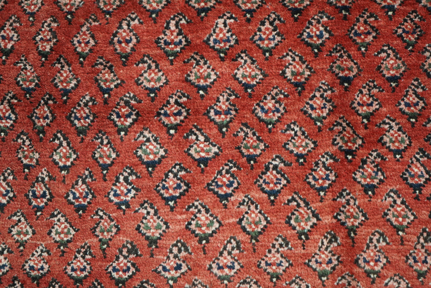 Vintage Persian Sarouk Red Wool Rug | Handmade | 322 x 218 cm