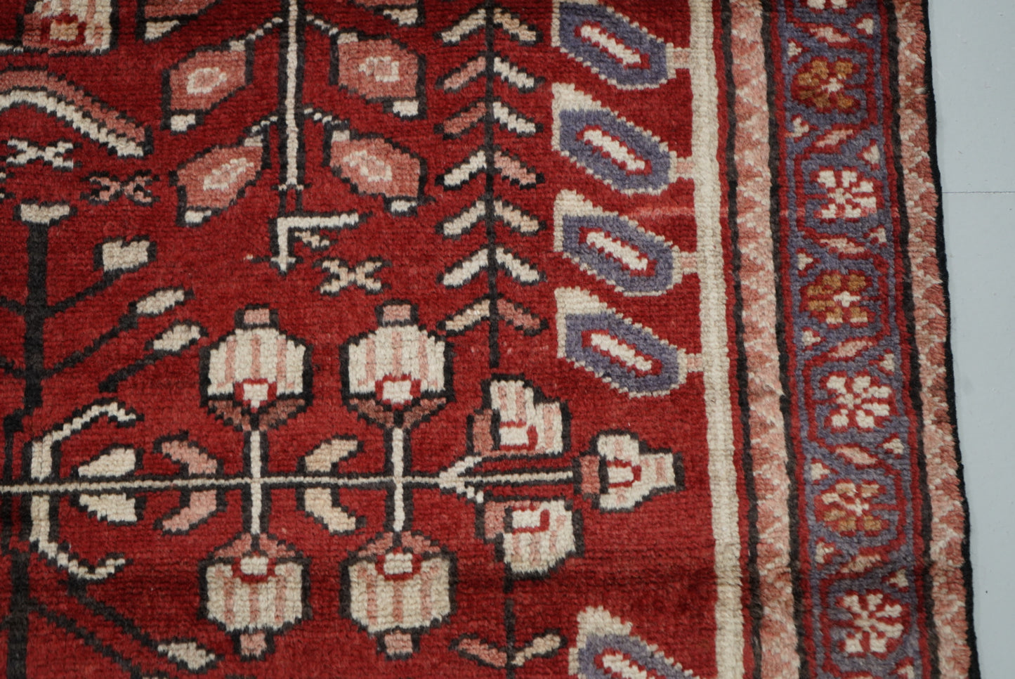 Handmade Vintage Tree of Life Rug 200 x 132 cm Wool Carpet