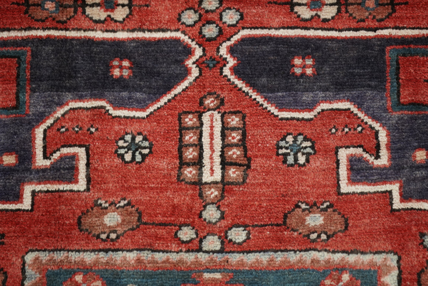 Vintage Handmade Mahabad Rug | 196 × 137 cm