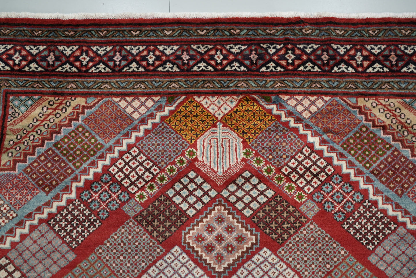 Vintage Handmade Mahabad Rug | 291 x 202 cm