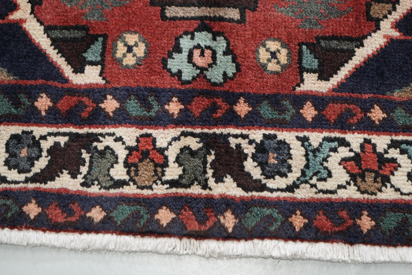 Handmade Vintage Tree of Life Runner Rug 290 x 107 cm Wool Carpet
