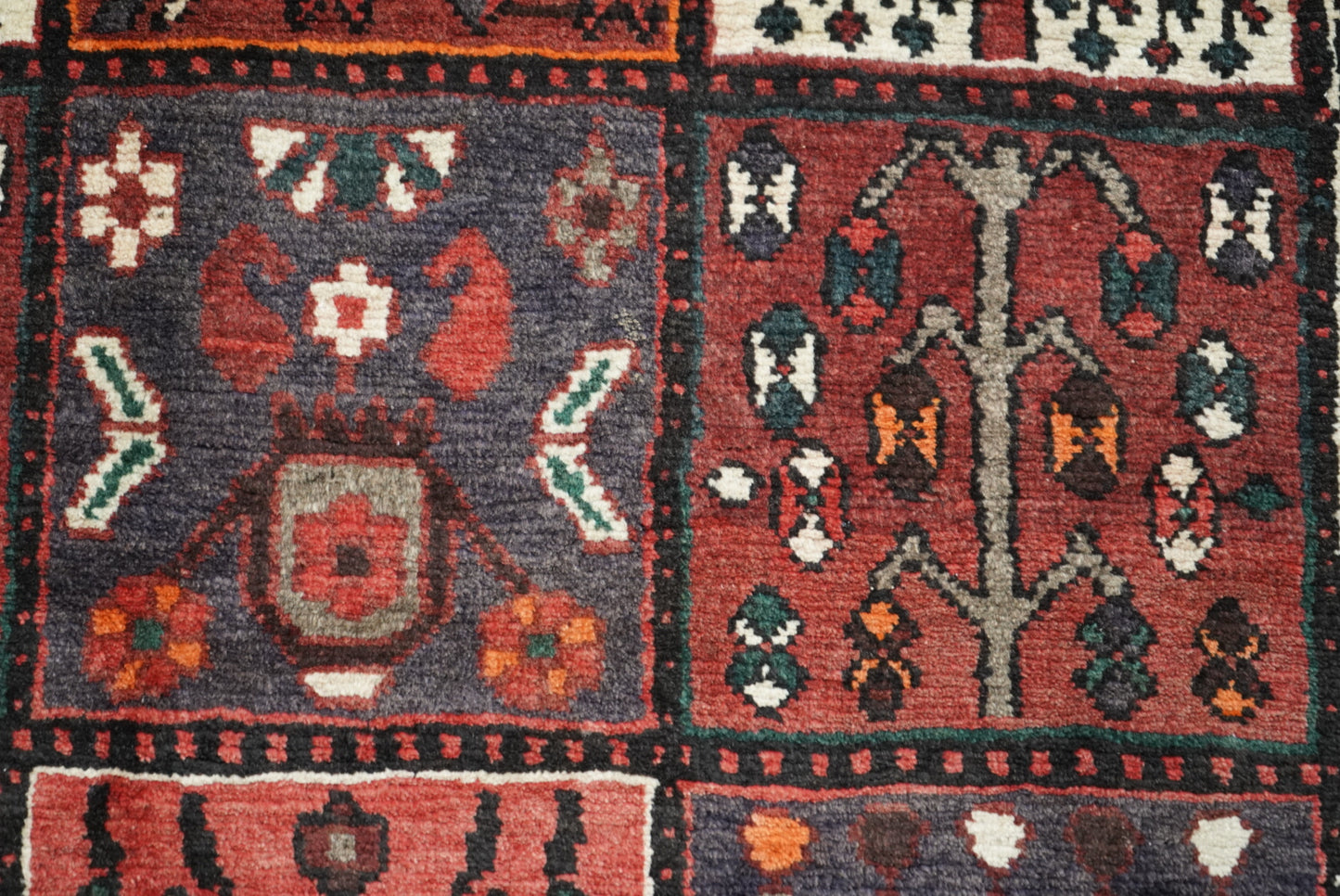 Handmade Vintage Oriental Garden Rug 288 x 204 cm Wool Carpet
