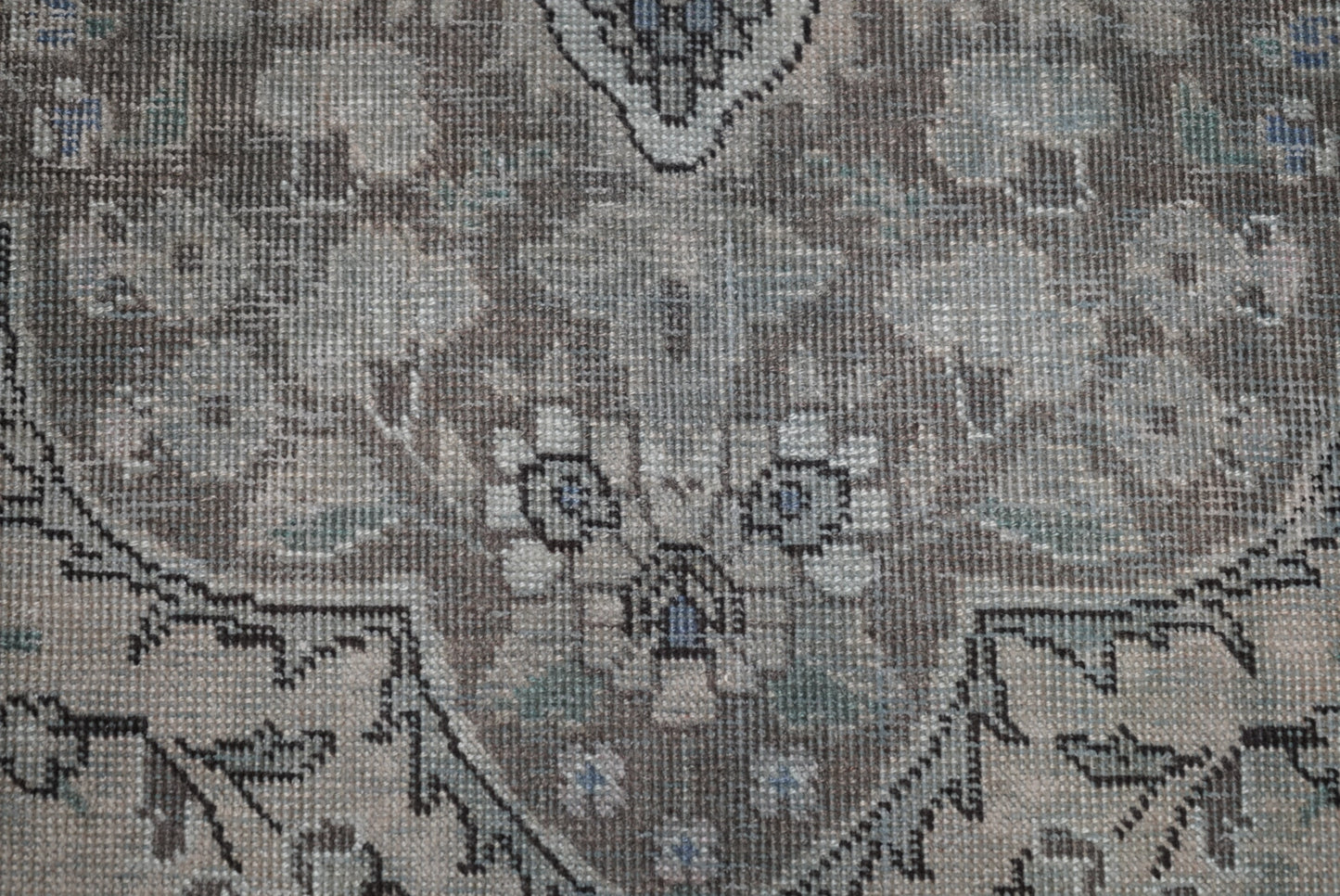 Vintage Persian Tabriz Overdyed Wool Rug | Handmade | 292 x 202 cm