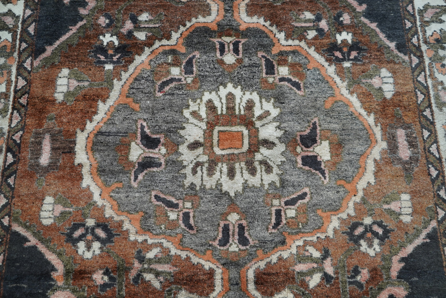 Handmade Vintage Oriental Rug 304 x 211 cm Large Wool Area Carpet