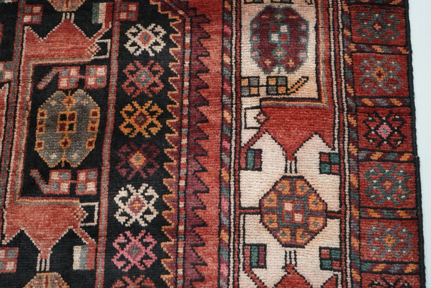 Handmade Vintage Gallery Rug 298 x 149 cm Wool Carpet
