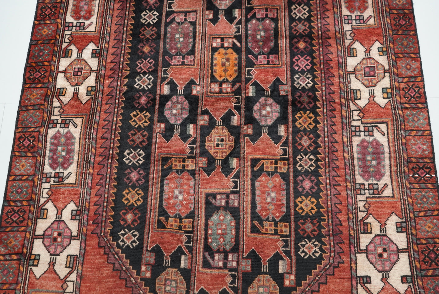 Handmade Vintage Gallery Rug 298 x 149 cm Wool Carpet