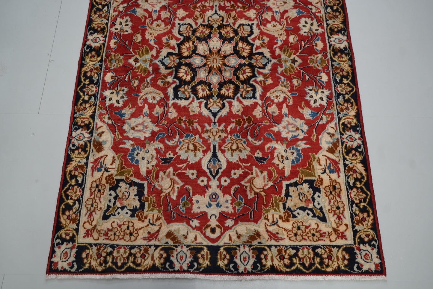 Vintage Handmade Najafabad Rug | 245 x 115 cm