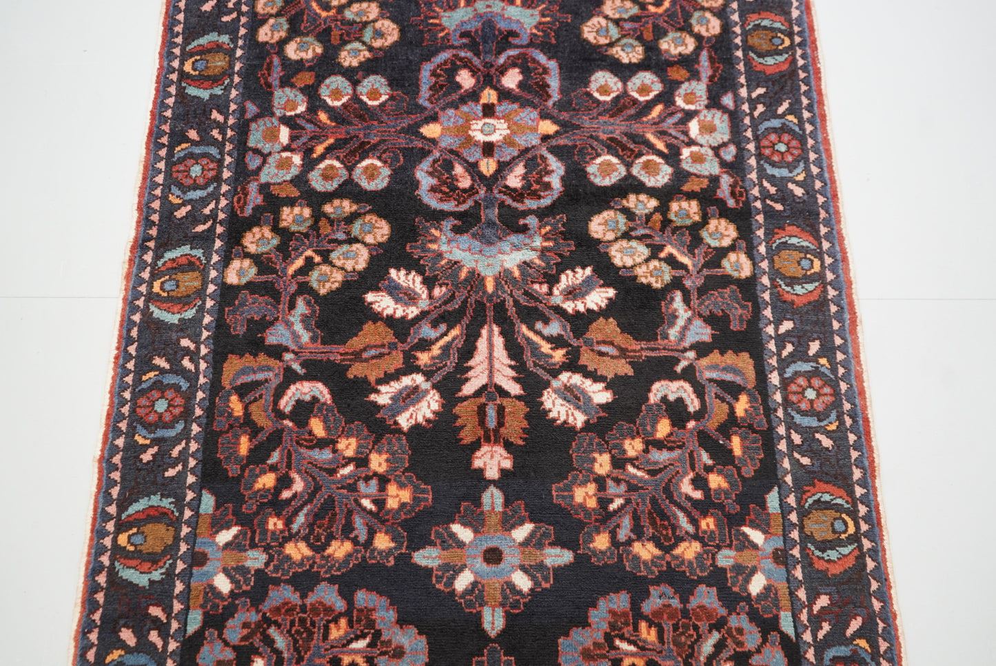 Vintage Handmade Hamadan Rug | 304 x 116 cm