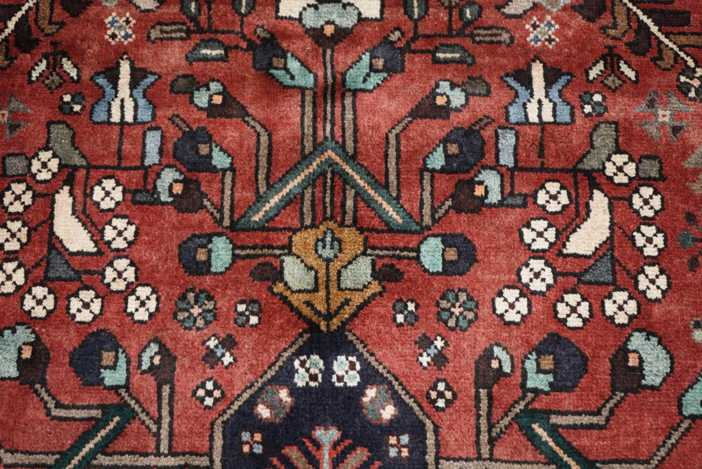Vintage Handmade Bakhtiari Runner Rug | 290 x 107 cm