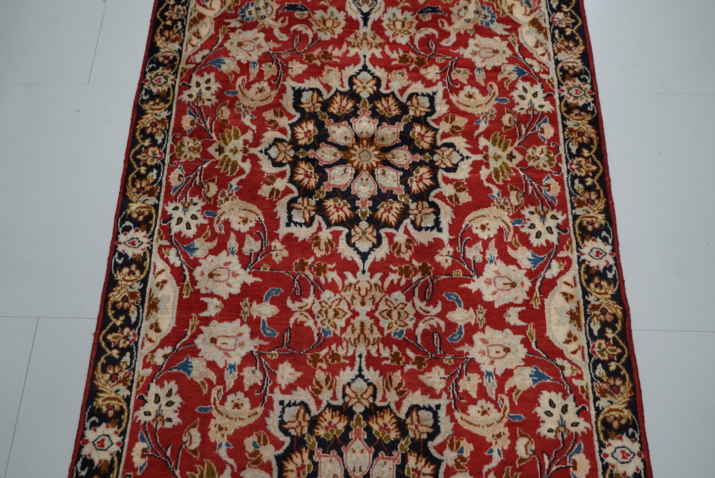 Vintage Handmade Najafabad Rug | 245 x 115 cm