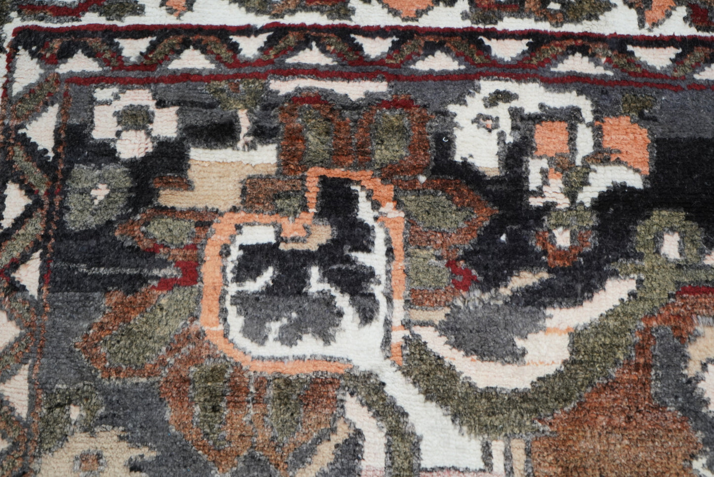 Handmade Vintage Oriental Rug 304 x 211 cm Large Wool Area Carpet