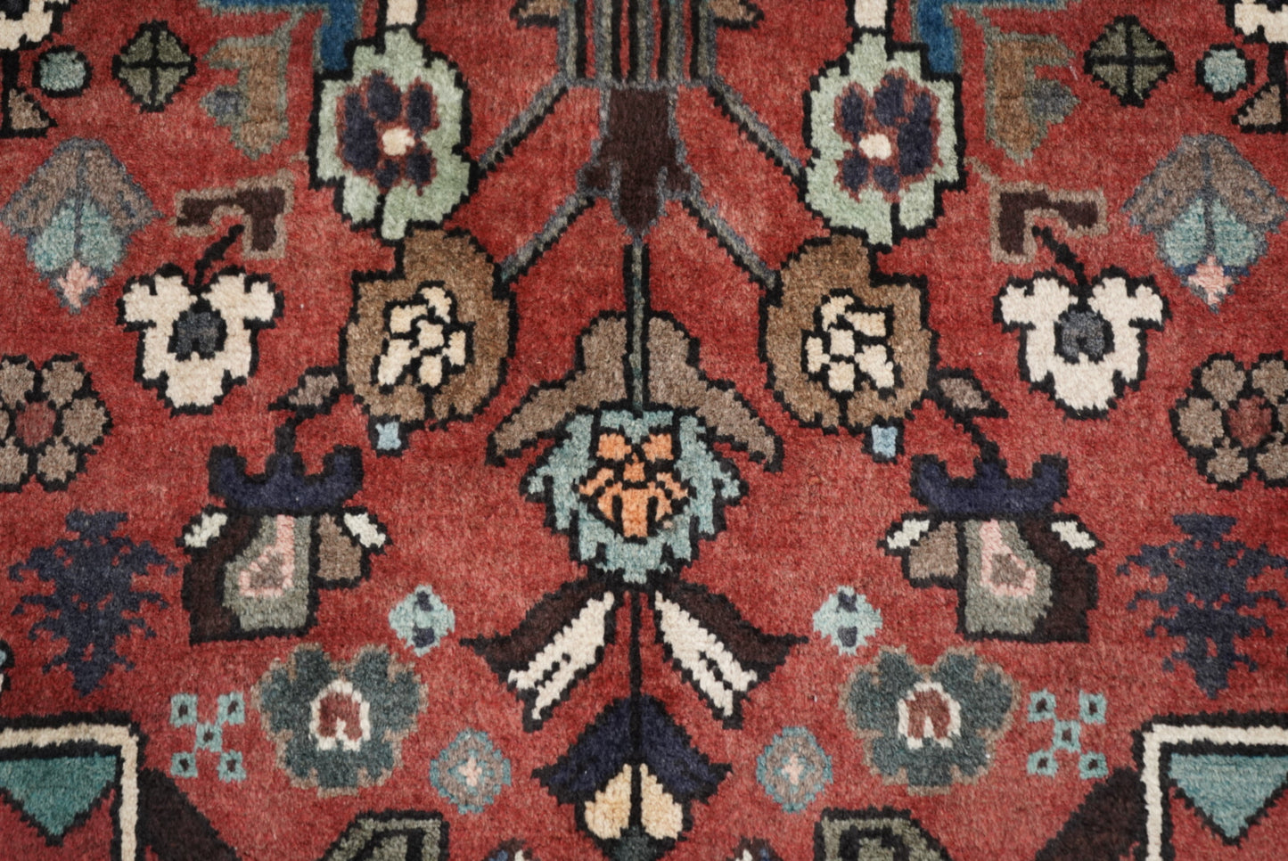 Handmade Vintage Tree of Life Runner Rug 290 x 107 cm Wool Carpet