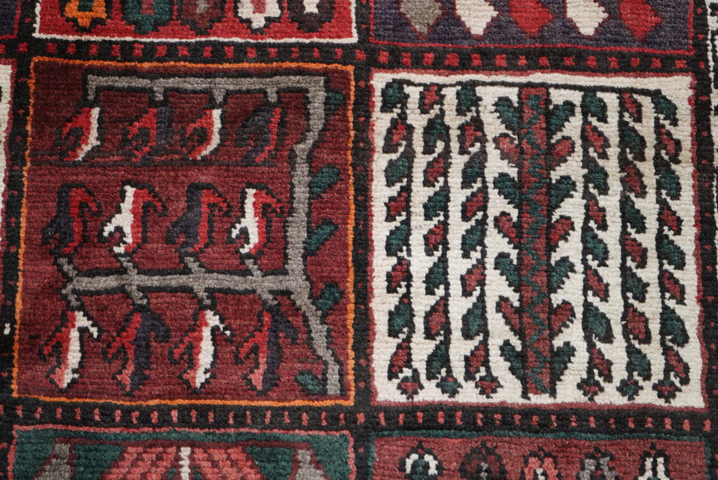Handmade Vintage Oriental Garden Rug 288 x 204 cm Wool Carpet