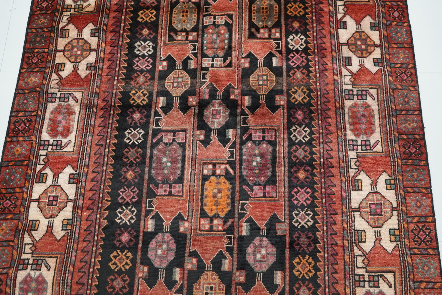 Handmade Vintage Gallery Rug 298 x 149 cm Wool Carpet