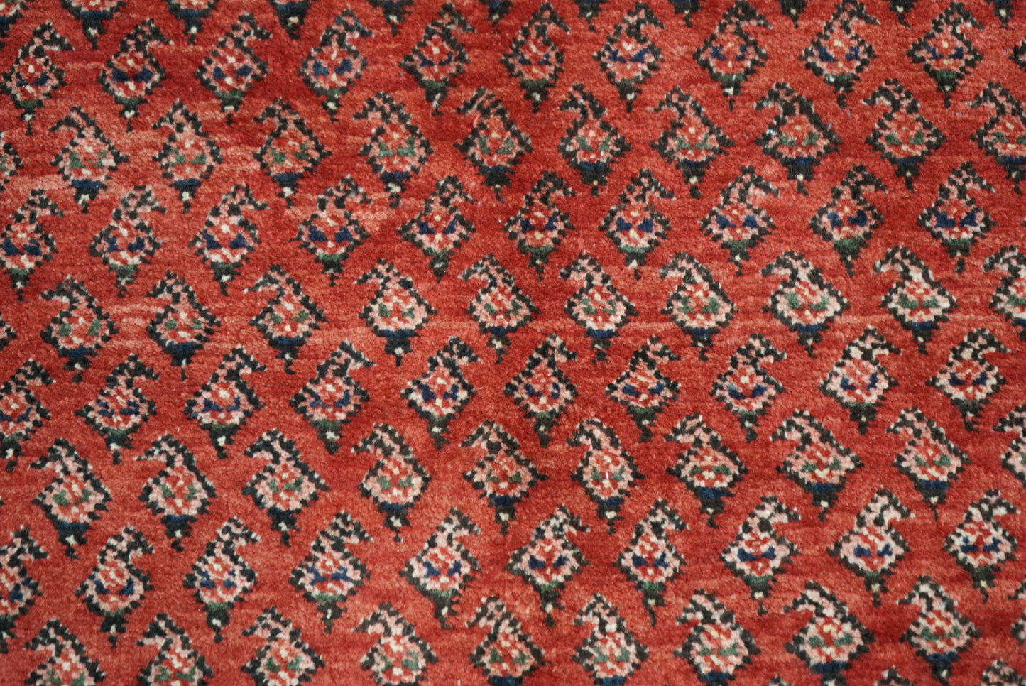 Vintage Persian Sarouk Red Wool Rug | Handmade | 322 x 218 cm