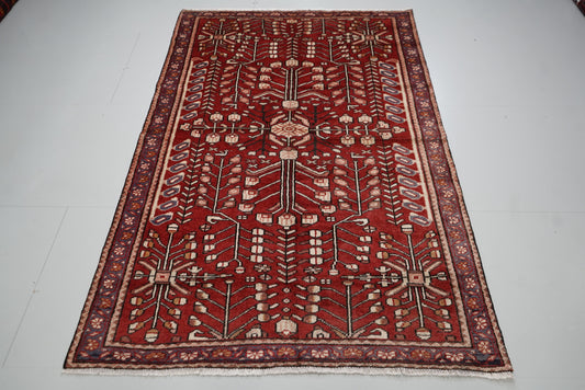 Vintage Handmade Bakhtiari Rug | 200 x 132 cm