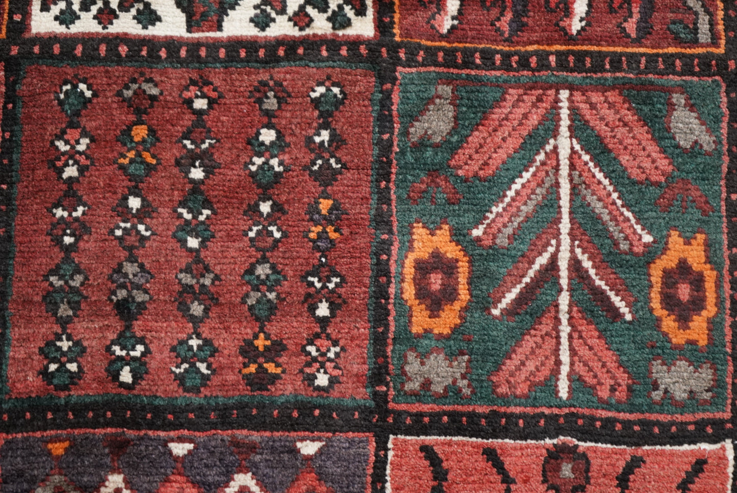Handmade Vintage Oriental Garden Rug 288 x 204 cm Wool Carpet