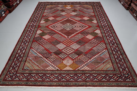 Vintage Handmade Mahabad Rug | 291 x 202 cm