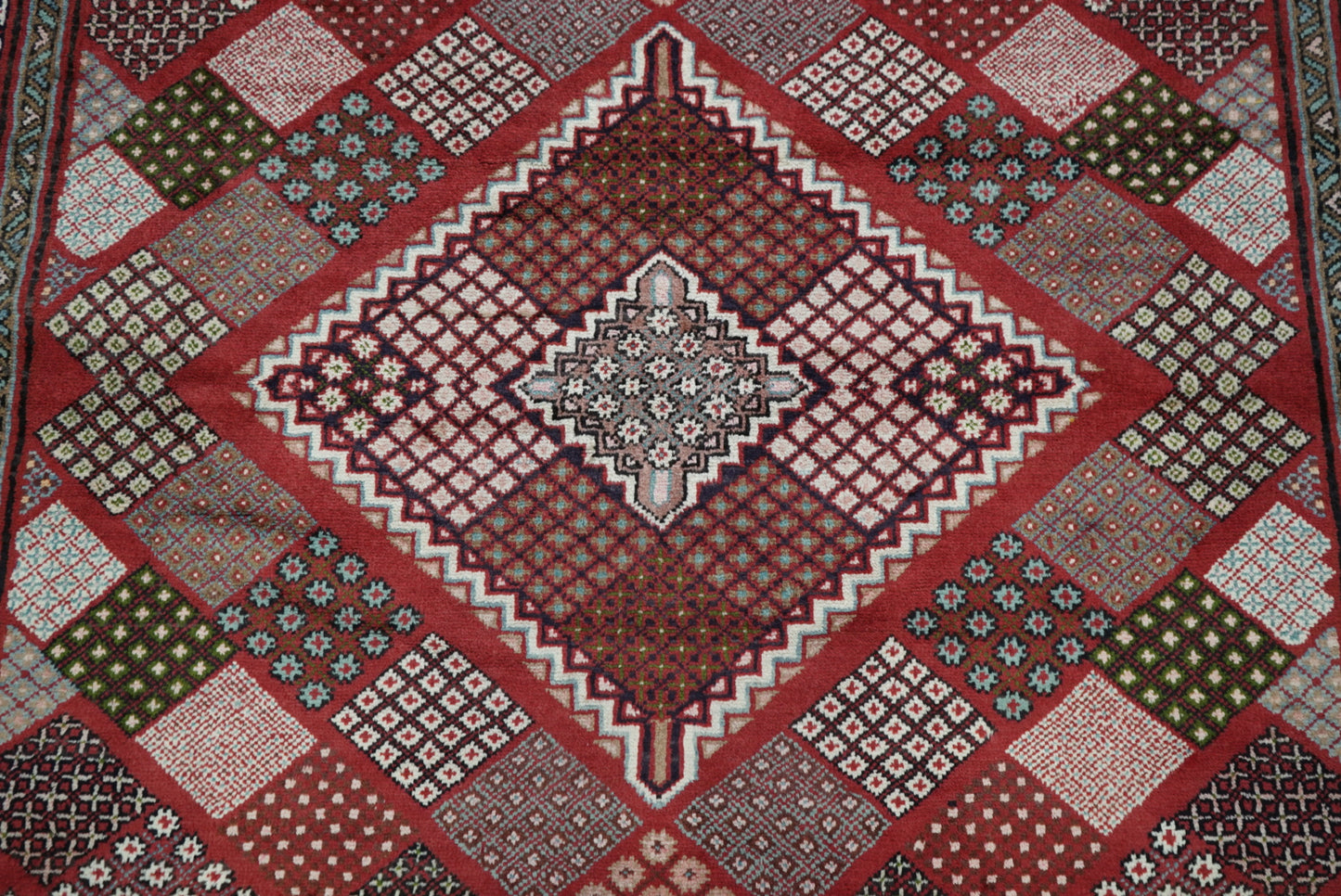 Vintage Handmade Mahabad Rug | 291 x 202 cm