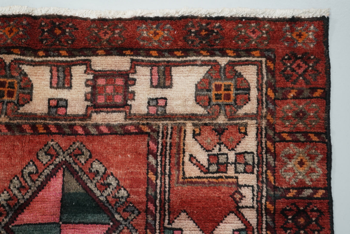 Handmade Vintage Gallery Rug 298 x 149 cm Wool Carpet